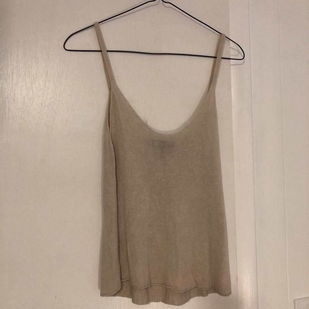 Knit tank top